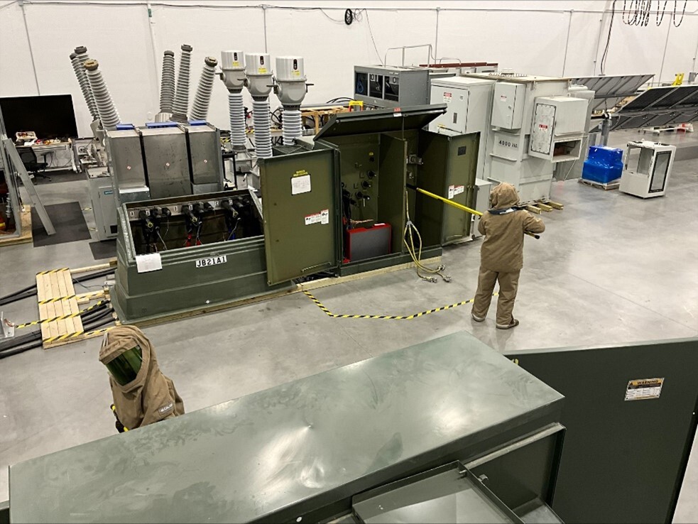 medium voltage trainee in training